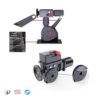 Ühenduse mõõtmed Kohandatud osapöördega elektriline ajam